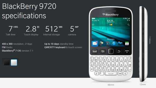Blackberry 9720 - White ***FREE SHIPPING***