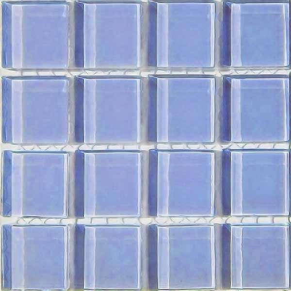 Crystal Glass Mosaic Tiles 23mm x 23mm - LAVENDER