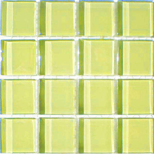 ON SALE!!! Crystal Glass Mosaic Tiles 23mm x 23mm - SOFT SAGE