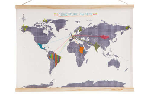 Stitch World Map