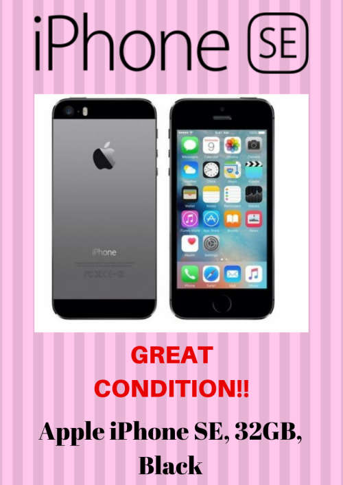 iPhone SE, 32GB, Black