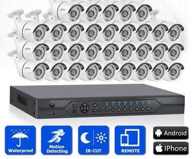 32 Channel AHD HIGH QUALITY CCTV KIT With  Phone Viewing