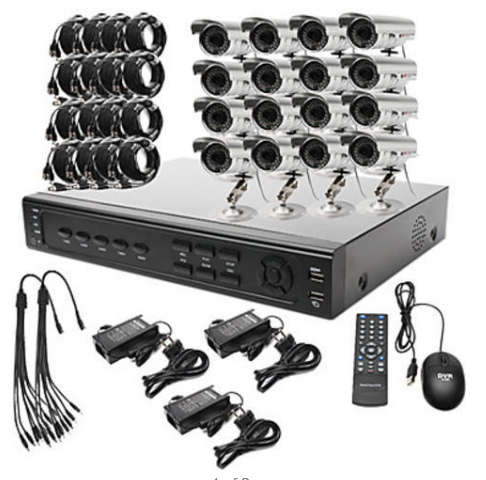 16 CHANNEL CCTV KIT 900TVL CAMERA With Phone Viewing