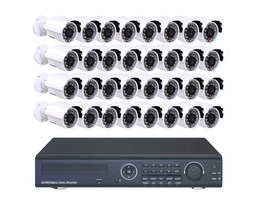 32 Channel CCTV Kit 1200TVL Camera With Remote Viewing  + RG59