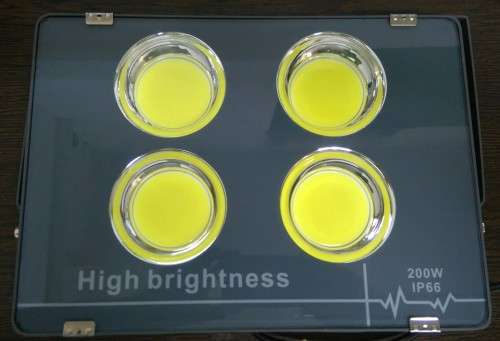 200W LED Flood Light 4 Chip Grey