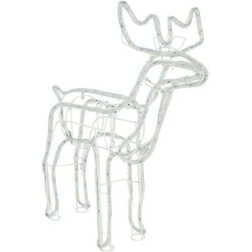Standing LED Christmas Reindeer Small (White)
