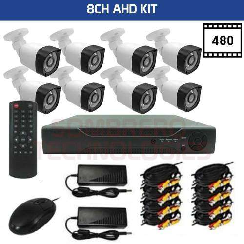 8  Channel AHD CCTV KIT With Phone Viewing