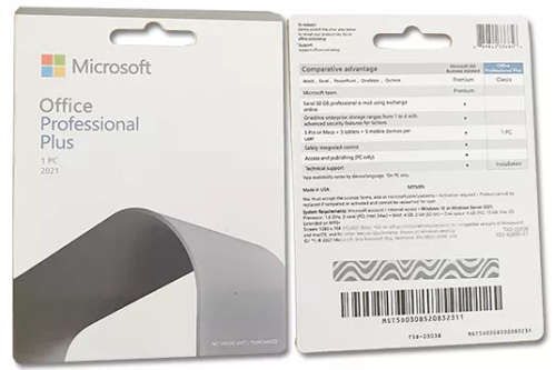 Office Professional 2021 Original Keycard