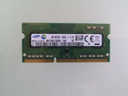 SAMSUNG PC3L-12800S 4GB LAPTOP RAM