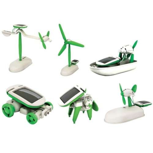 6 in 1 Solar DIY smart Educational Robot Kit for intelligent kids