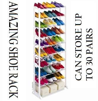 Amazing Shoe Rack - stores up to 30 pairs (Good quality - new manufacturer)