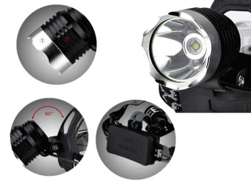 CreeLED 1800 Lumens T6 Rechargeable zoom headlamp - UNDER R200 AUCTIONS!!!