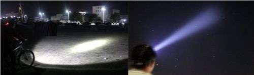 CreeLED 1800 Lumens T6 Rechargeable zoom headlamp