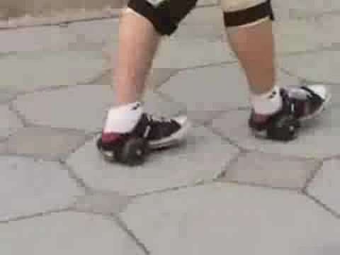 Light up Small Whirlwind Heelys Strap on Roller shoes - Assorted colours available