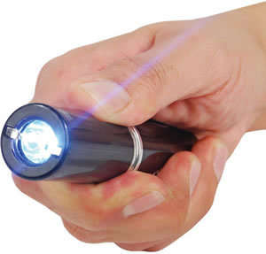Stun Gun / Shocker Lipstick 1202 + LED Flashlight 11cm Rechargeable