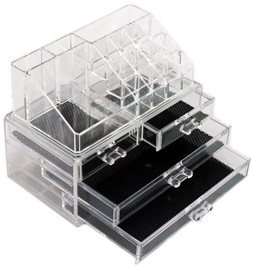 4 Drawer Cosmetic Organizer - Very stylish design. NEW