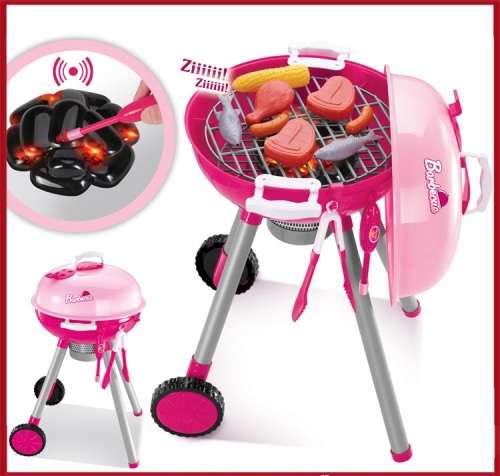 Barbecue Kids Pretend play set (Red or Pink)