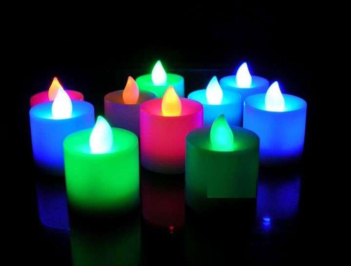 LED Candles - Assorted colours - LOW POSTAGE!!!