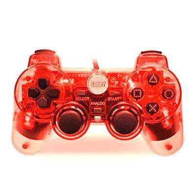 Smart PS2 Wired compatible controller (RED) - LOW POSTAGE!!!
