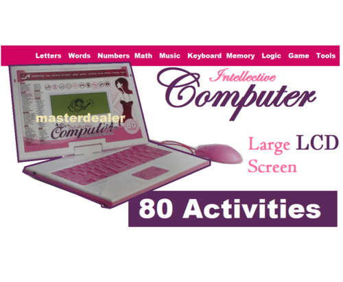 Intellective computer for kids 80 Activities