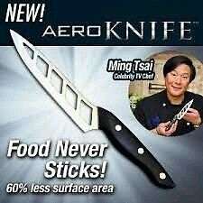 Aero Knife, Food Never Sticks, Never needs sharpening - LOW POSTAGE!!!