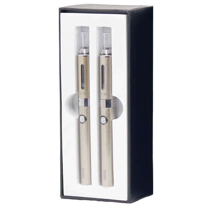 EVOD Premium Electronic Cigarette Double Pack + charger (Silver) - LOW POSTAGE!!!