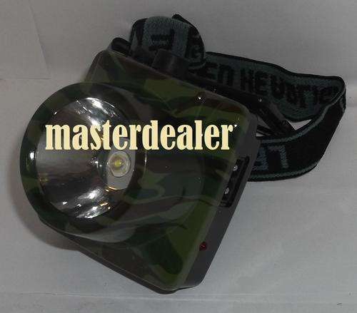 Rechargeable LED Headlamp 1W with strap & charger (2 designs) - LOW POSTAGE!!!