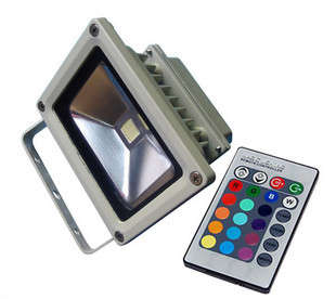RGB - 10W LED Floodlight + Remote (220V) - LOW POSTAGE!!!
