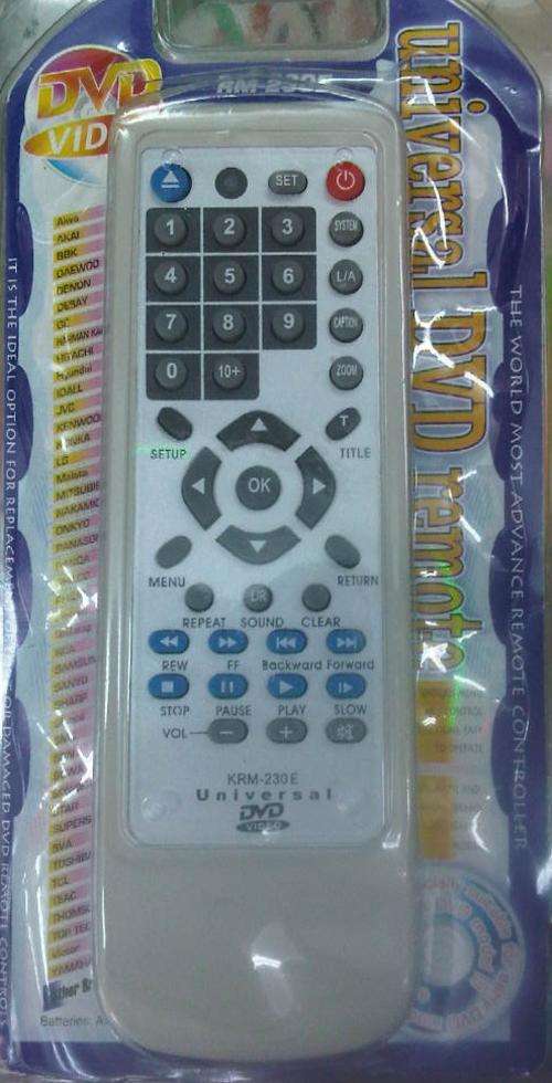 Universal DVD Remote em230e  - NEW!!! BULK PRICES - MINIMUM 6 UNITS