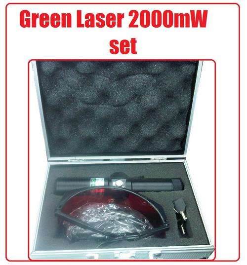 Green Laser 2000mW set !!! Caution when using!!! - NEW!!! BULK PRICES AVAILABLE!!!