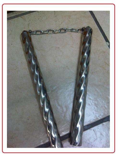 Silver nunchucks  - NEW!!! BULK PRICES AVAILABLE!!!
