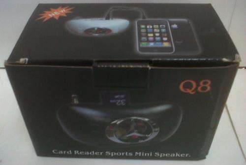 Card reader sports mini speaker Q8 - RETAIL AND BULK PRICES!!