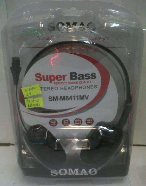 Super bass stereo headset (8411) - RETAIL AND BULK PRICES!!
