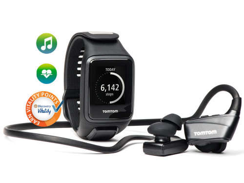 TOMTOM SPARK 3 CARDIO + MUSIC + HEADPHONES - SMALL - FREE DELIVERY