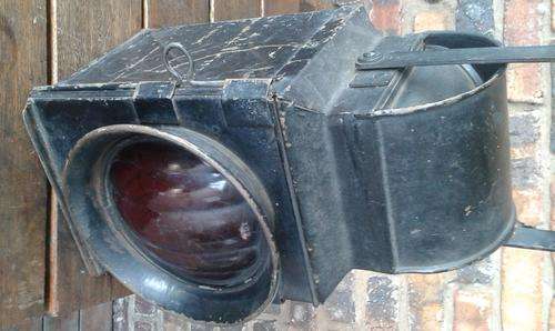 Antique South African Railway lamp