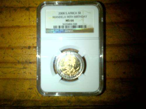 2008 ms66 Mandella 90th birthday