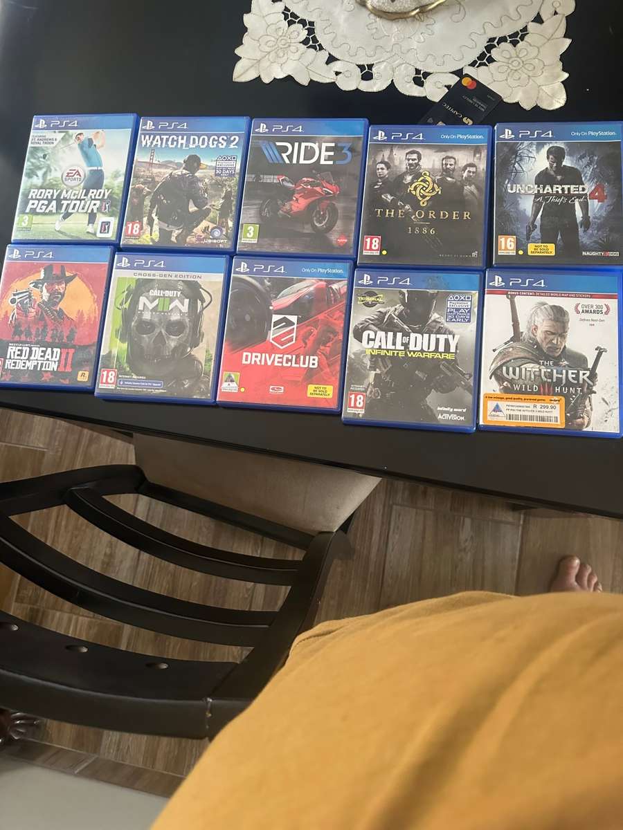PS4 games for sale