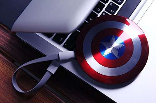 Captain America Inspired 6800mAh Dual Powerbank