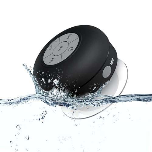 SmrtSound Waterproof Bluetooth Portable Speaker with Microphone