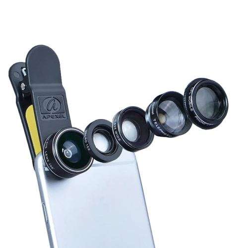 SmrtLens Deluxe 5-in-1 Cellphone Camera Lens Kit