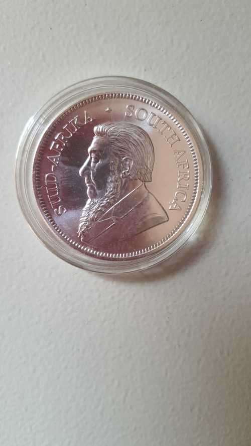 2018 Kruger rand silver coin