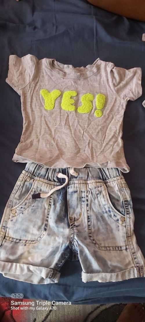Infant boy clothes and shoes..