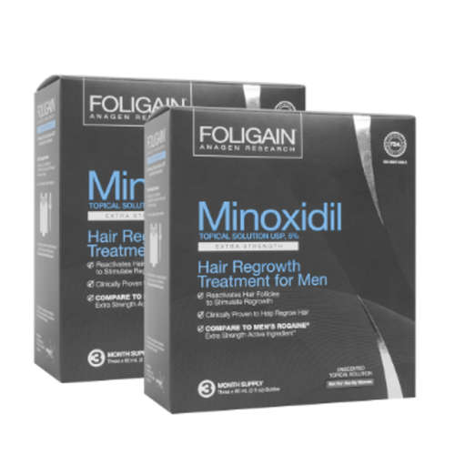 FOLIGAIN MINOXIDIL 5% HAIR REGROWTH TREATMENT For Men 3 Month Supply