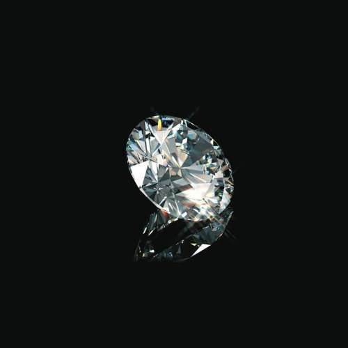 1ct Round Moissanite