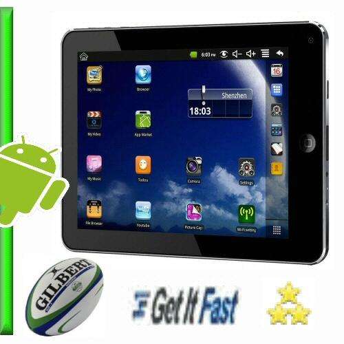 Original 7" GOOGLE ANDROID INTERNET TABLET TOUCH SCREEN BLACK - Same/Next Day Delivery!