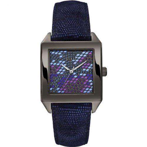 100% Authentic Guess Sparkly Blue Animal Print Watch