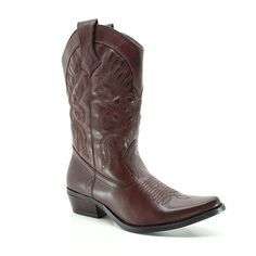 Bronx Cowboy Burgundy Boots