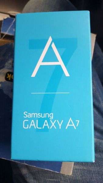 Brand new Samsung A7 16 GB still in sealed box