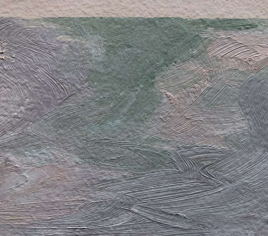 ORIGINAL W. KOHLER  SEASCAPE - OIL PAINTING ON BOARD IN GOLD FRAME