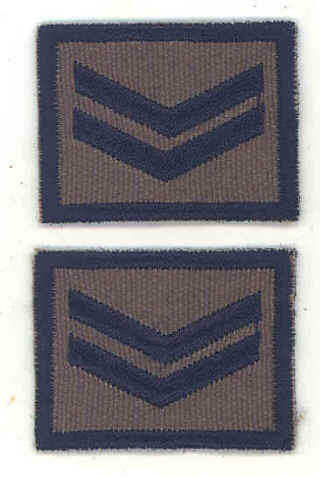 Pair of Nutria Field Dress Cloth Ranks for Corporal